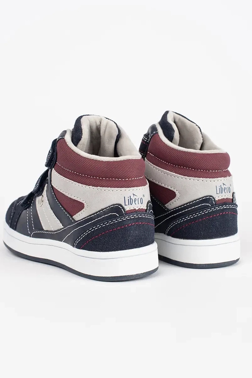 Scarpe sportive da bambino blu e rosse