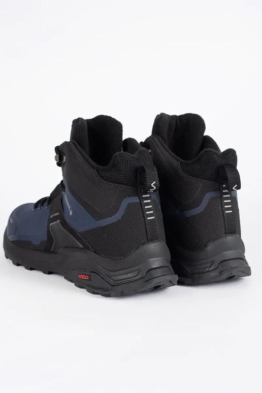 Scarpe da trekking da uomo nere e blu Scarpe da trekking da uomo nere e blu