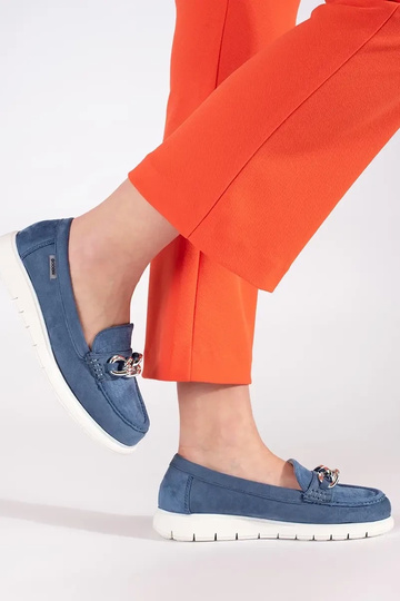 Mocassini in camoscio con... 2