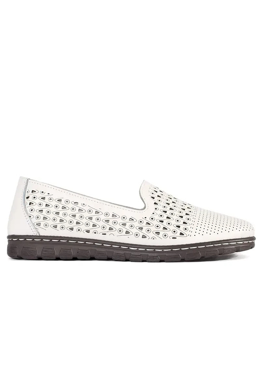 Scarpe basse traforate bianche Scarpe basse traforate bianche