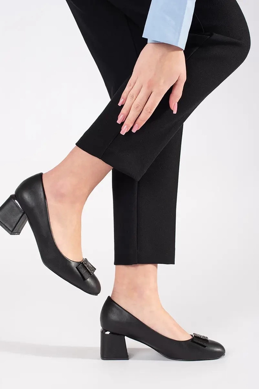 Décolleté nere con tacco