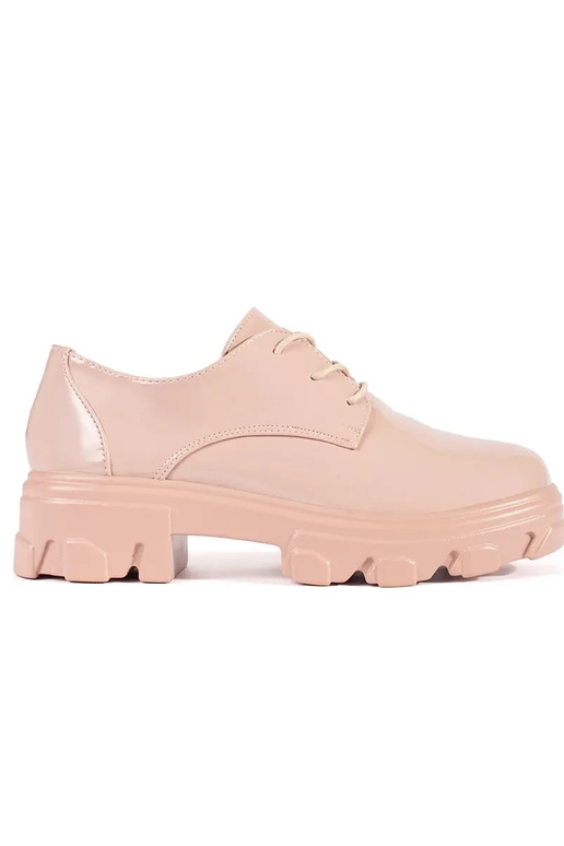 Mezze sole con effetto vernice e plateau Mezze sole con effetto vernice e plateau