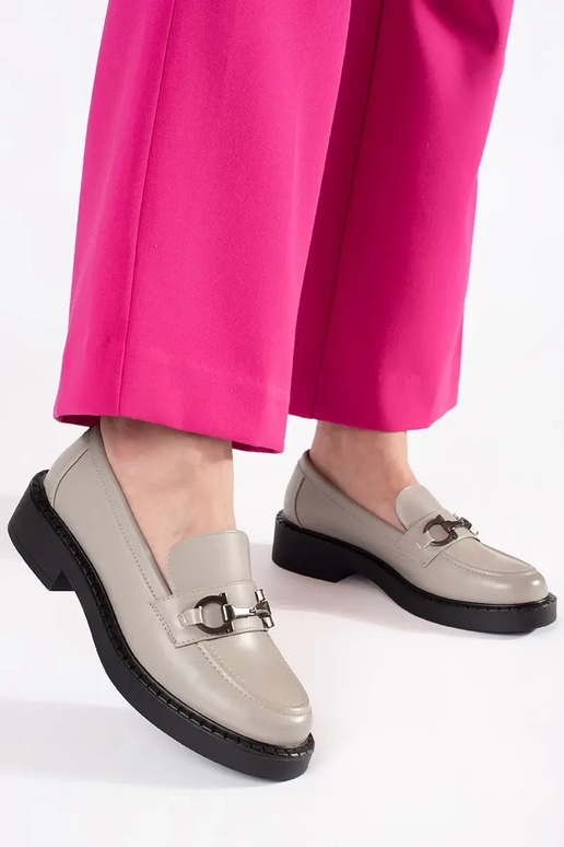 Mocassini da donna su suola spessa...