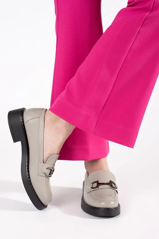 Mocassini da donna su suola spessa...