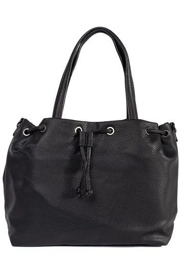 Borsa nera a sacchetto