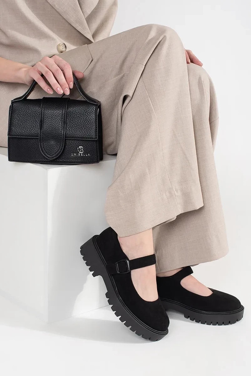 Piccola borsa nera con manico