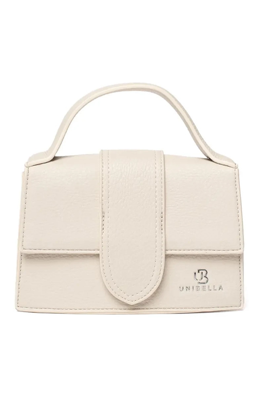 Borsa piccola beige chiaro con manico