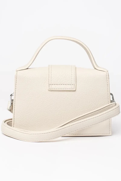 Borsa piccola beige chiaro con manico