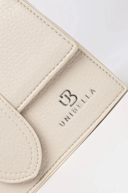 Borsa piccola beige chiaro con manico