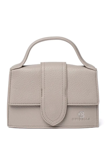 Borsa piccola grigia con...