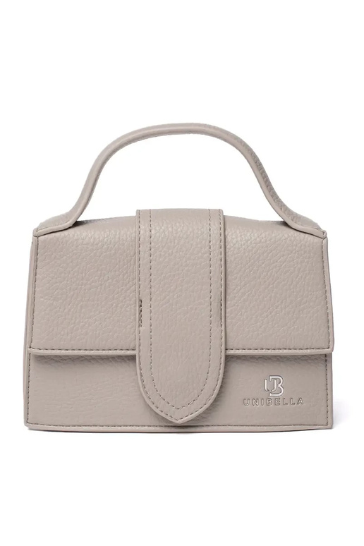 Borsa piccola grigia con manico