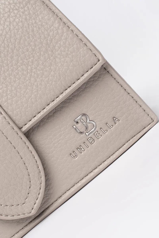 Borsa piccola grigia con manico