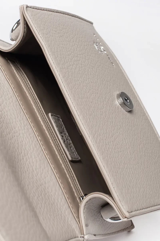 Borsa piccola grigia con manico