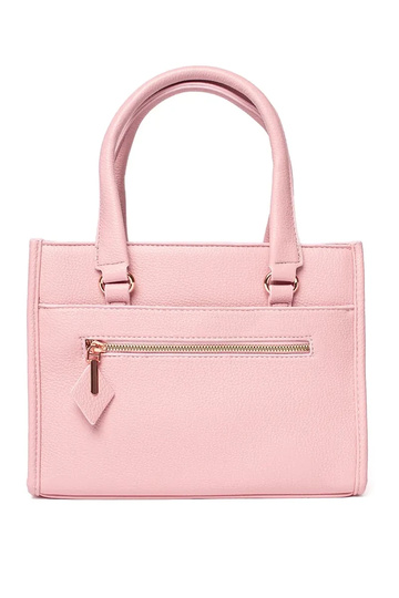 Borsa rosa con zip