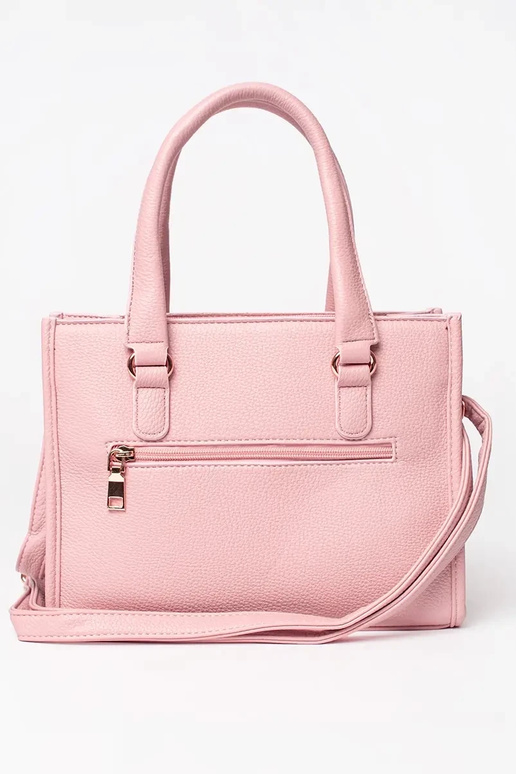 Borsa rosa con zip