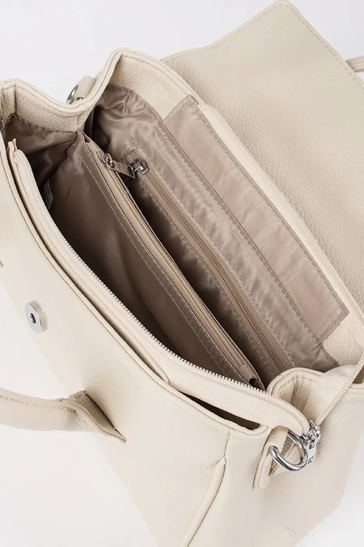 Borsa da donna bianca con tracolla