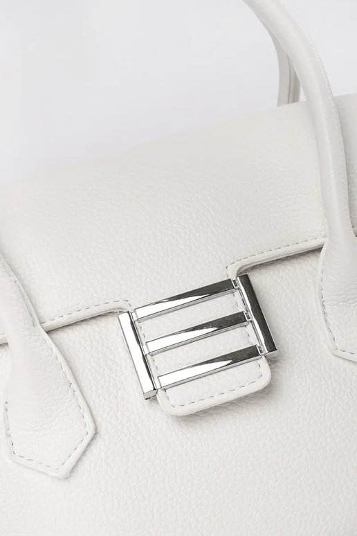 Borsa da donna grigia con tracolla