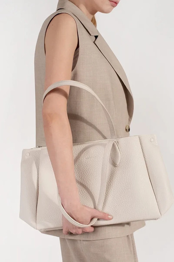 borsa shopper in eco-pelle... 2