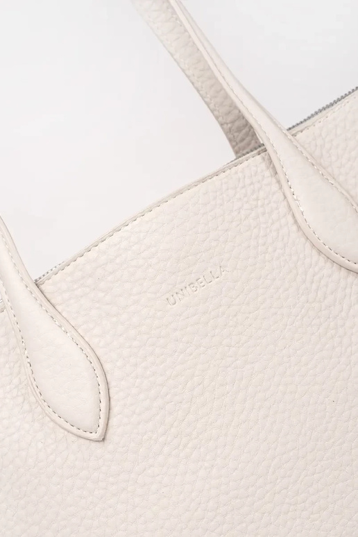 borsa shopper in eco-pelle color pesca