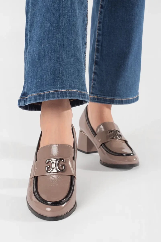 Stivaletti eleganti color taupe