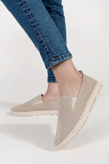 Mocassini color sabbia in... 2