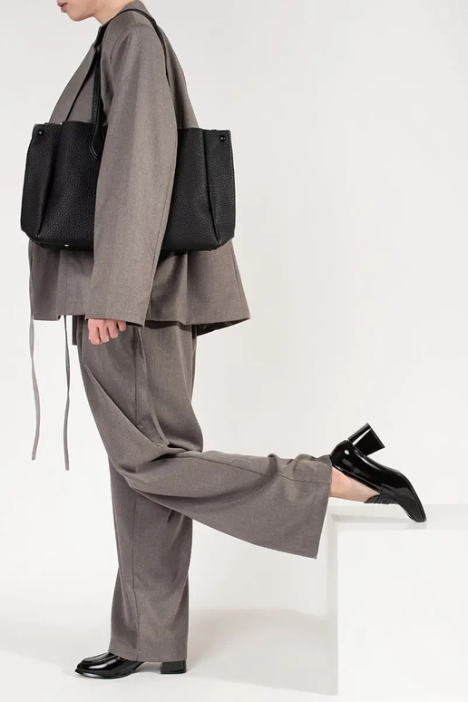 Stivaletti neri con tacco