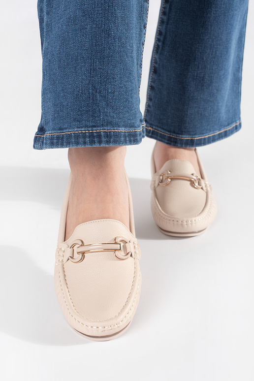 Mocassini color sabbia