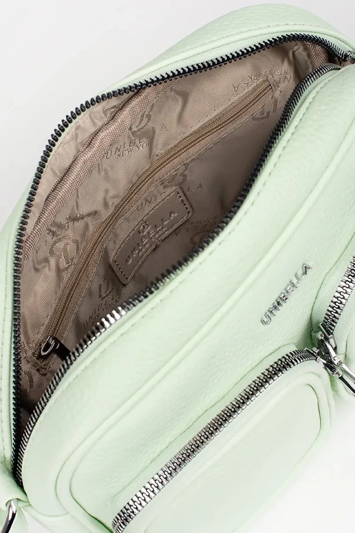 Piccola borsa verde con tasche