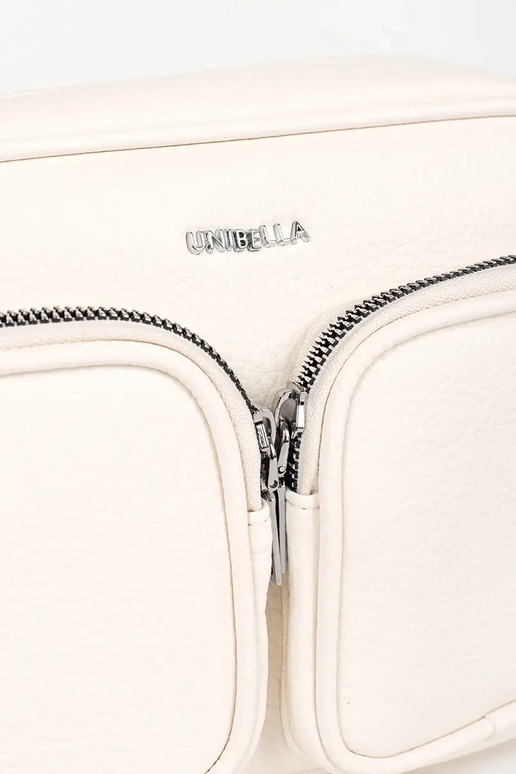 Borsa a mano lilla con tasche