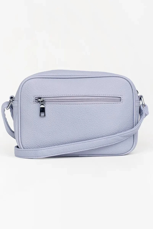 Borsa a mano viola con tasche