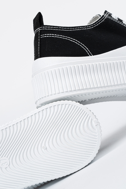 Scarpe Sneakers bianche e nere con...