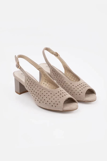 Sandali con tacco argento... 2