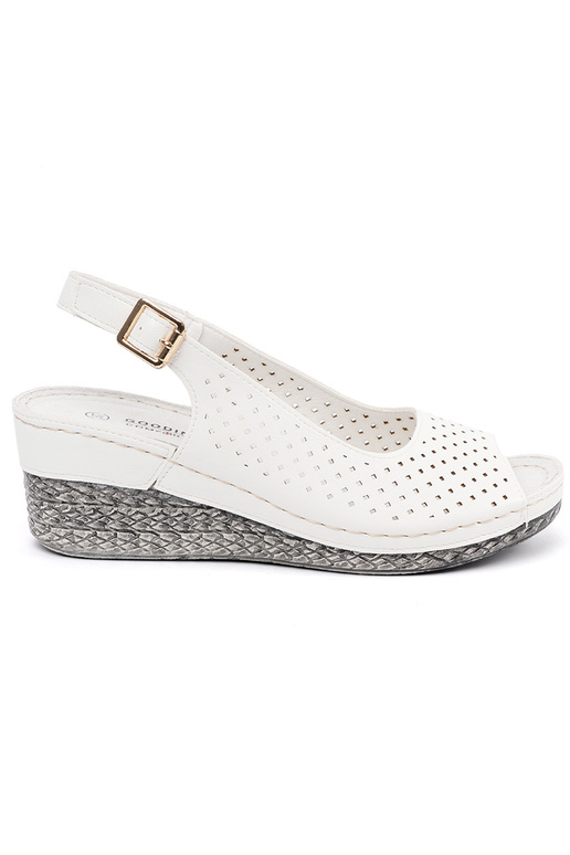 Sandali traforati bianchi Sandali traforati bianchi