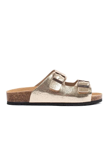 Ciabatte dorate a pianta...