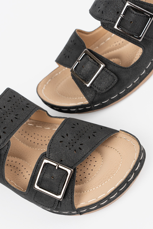 Sandali su bassa piattaforma con...