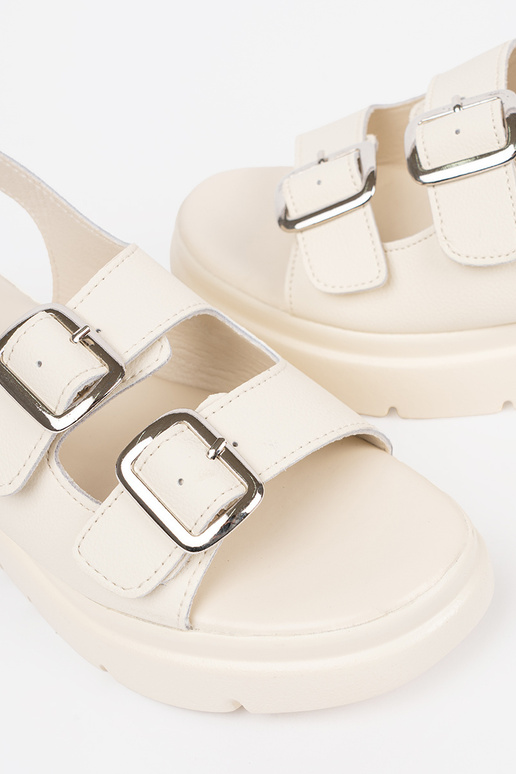 Sandali classici color sabbia con...