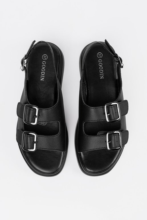 Sandali classici neri con piattaforma Sandali classici neri con piattaforma