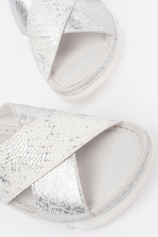 Sandali piatti bianchi Sandali piatti bianchi