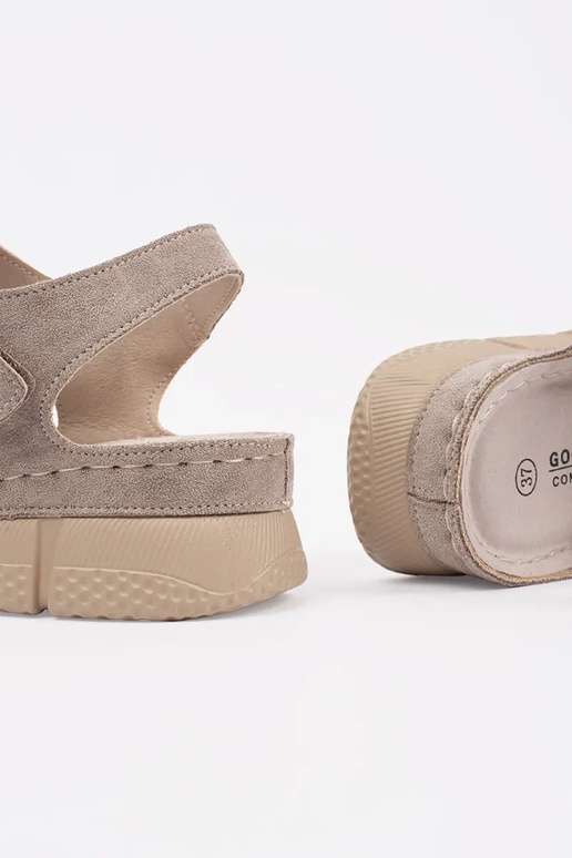 sandalini color sabbia da donna