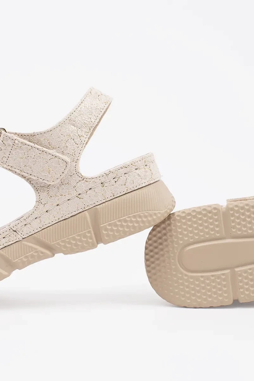 sandalini color avorio da donna