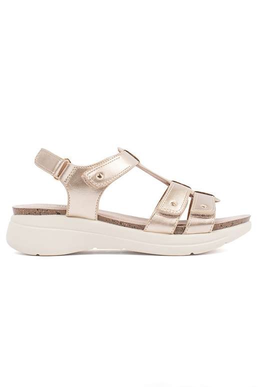 Sandali comodi da donna dorati