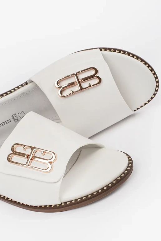 infradito bianchi da donna con suola...