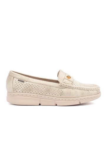 Basutës blu in camoscio