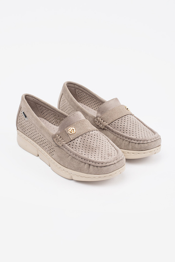 Mocassini color sabbia 2