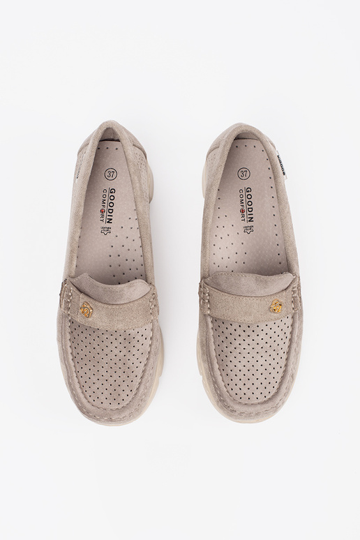 Mocassini color sabbia