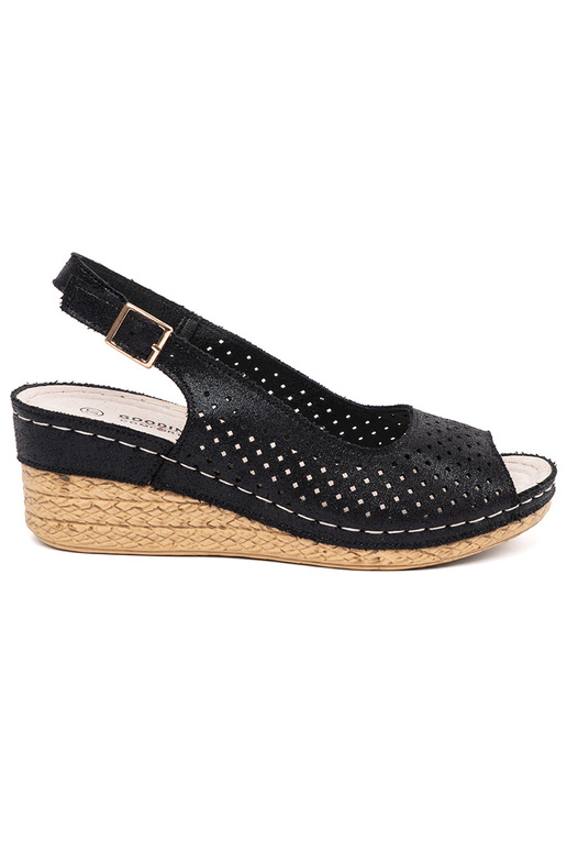 Sandali neri traforati Sandali neri traforati