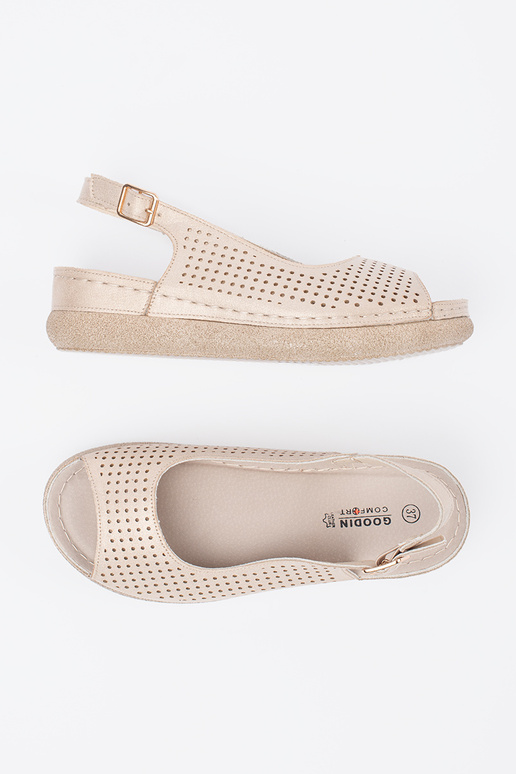 Sandali Comodi Oro Chiaro