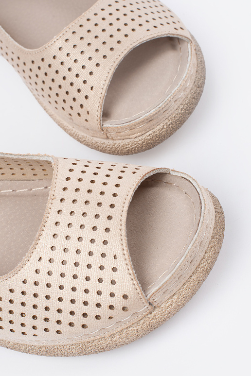 Sandali Comodi Oro Chiaro