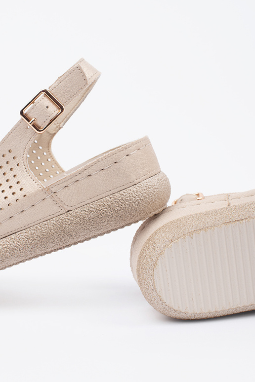 Sandali Comodi Oro Chiaro