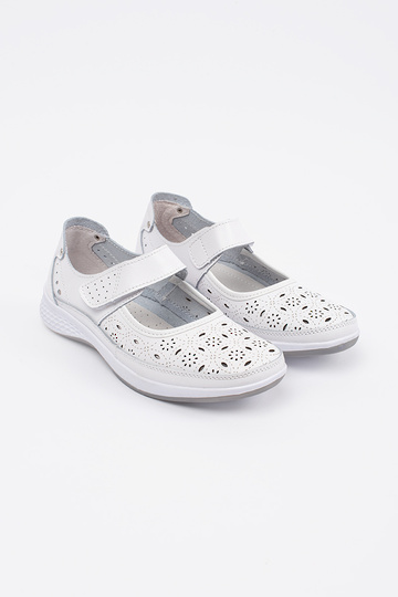 Sandali bianchi in pelle... 2